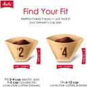 Melitta #4 Cone Coffee Filters, Natural Brown, 100 Count (Pack Of 6), 600 Total Filters - Fits all 8-12 Cup Cone Coffee Makers and Pour-Overs, Compostable, Tear-Resistant