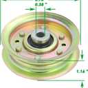2 Pack 532165888 Idler Pulley Replaces 532131494 597025001 532173437 532173438 532155191 Craftsman 131494 165888 173438 155191 for Craftsman 42" LT1000 Husqvarna YTH18542 Mowers