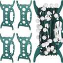 IPOOLTENG All Purpose Light Storage Holder - 4 PCS Christmas Light Cord Organizer Reels for Holiday String Lights, Extension Cords, Garland, Ropes - Tangle-Free Christmas Lights Storage Solution