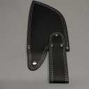 Kitchen perfection Handmade Meat Cleaver Knife for Meat Cutting - Professional 7" Serbian Chef Knife Made of High Carbon Steel Hand Sharpen Butcher Knife with Leather Sheath, Unique Gifts for Men