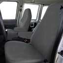Custom-Fit Front Seat Covers Sets Replace for 1993-2008 Ford E-Series Van Captain Chairs Seats, Driver and Passenger Soft Dutch Velvet Composite Foam Lining Breathable Seat Cover Cushion