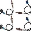 O2 Oxygen Sensor Upstream and Downstream Fits for Chevy Silverado Suburban 1500 2500 3500 HD Tahoe, for GMC Sierra Yukon XL 1500 2500, for Cadillac Escalade ESV EXT 2006-2007 234-4337 234-4018 4Pc