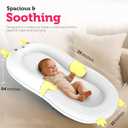 Baby Lounger for Newborn & Infant  Duckling Delight | Soft 100% Cotton Cover, Lightweight, Washable, Portable Infant Support Cushion by Sprinta
