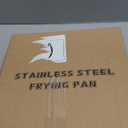 EWFEN 12 Inch Tri-Ply Stainless Steel Frying Pan, Compatible with All Cooktops Up to 600, Large Frying Pan Induction-Ready Skillet, Dishwasher and Oven Safe, Even Heat, 12" Skillet