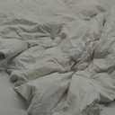 Martha Stewart Luxurious Goose Feathers Down Fiber Comforter Twin Size 100% Cotton Duvet Insert, Hotel Quality Hypoallergenic Comforter, 43 oz All Seasons Medium Warmth 68 x 90 Inch White