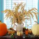Yinns Fall Decorations - Artificial Fall Pine Branches, Norfolk Pine Stems Centerpieces Exist Decor Autumn Faux Branch for Vase Table Thanksgiving Decor