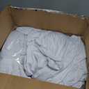 50 PCS White Washable and Removable Universal Wedding Banquet Chair Covers with Polyester Spandex Elastic Sliding Arc Design Chair Covers