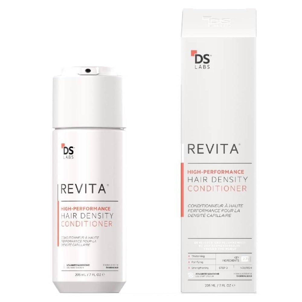 DS Labs Revita Conditioner  High-Performance Hair Density Conditioner, Strengthening, Thickening & Volumizing, Fuller, Healthier-Looking Hair, Sulfate & Silicone Free, For Men & Women, 205mL