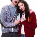 Wildflower Cases - Compatible with Apple iPhone 11 | Protective Black Bumper, 4ft Drop Test Certified, Women Owned Small Business | Enya Collab - Pink White Clouds Sky Dainty Cute Trendy