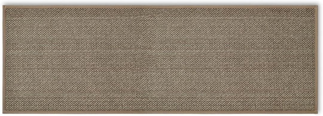 Artoid Mode Non Skid Washable Kitchen Rugs Mats Doormat, Rubber Backing Absorbent Rugs for Kitchen Door Mat Kitchen Mats Floor Mats Front of Sink 17x47 Inch (Beige Grey)