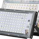 100W Led Flood Light AC 220V 230V 240V Outdoor Floodlight Spotlight IP65 Waterproof LED Street Lamp Landscape Lighting (Cool White)