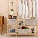 MiniArk Large Storage Baskets for Shelves, Closet Organizers Bins for Clothes Blanket Towels, Baby Nursery, Toy Baskets Box, Woven Rope Baskets, 17 x 13 x 7.5, 3 Packs Mixed Brown
