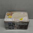 Electric Spice and Nut Grinders - 3 Stainless Steel Blades, 1 Filter, 1 Brush - 500W Grinder for Kitchen Dry Use (Black)