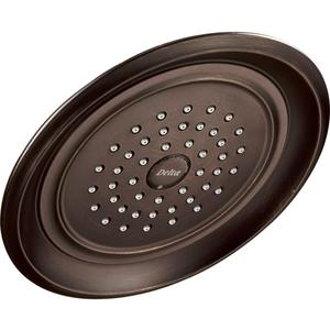 Delta Faucet Single-Spray Touch-Clean Rain Shower Head, Venetian Bronze RP48686RB