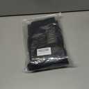 QooNoo Women Fleece Lined Tights High Waisted Pantyhose Opaque Black Sheer Translucent Winter Warm Leggings Shapewear (M)