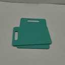 GreenLife Cutting Board Set 8x12" & 10x14", Extra Durable, Meal Prep, Non-Slip, Grip Handles, Crack Resistant, Dishwasher Safe, Reversible, Versatile Kitchen Essentials, Turquoise
