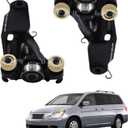 1 Pair Sliding Door Rollers Hinge Assembly Set Left Right Side Replacement for 2005-2010 Odyssey EX EX-L Touring 924-128 924-129 72561-SHJ-A21 72521-SHJ-A21