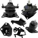 Set of 6Engine Motor and Transmission Mount Kit Compatible with 2003-2007 Accord 2.4L, Replaces# A4526HY A4517 A4509 A4542 A4516 A4510