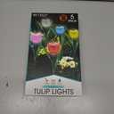 Bytech 5-Pack Solar Powered Tulip Stake