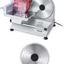 VEVOR Meat Slicer, 7.5" Electric Deli Slicer with 2 SUS420 Blades