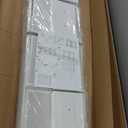 Compact 12 Drawers Dresser for Bedroom, Fabric Storage Tower, Chest of Drawers with Retro Wood Top for Closet, Nursery, Living Room (White)