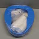 Bedpan Set with 30 Absorbent Pads Gel and 30 Disposable Liners, Bed Pan for Elderly Females Women, Bedpan with Liners for Men Male