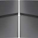 Pro Face Plates for PS5 Pro Digital Edition, KANNGENN Replacement Shell Cover Panel Accessories Compatible with PlayStation 5 Pro Console Faceplate Skin (Black)