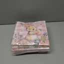 4 x 40 Pcs Easter Napkins Paper with Pink Buffalo Plaid Cute Bunny and Easter Eggs, Disposable Spring Party Paper Dinner Cocktail Square Napkin Set for Easters Party Decor Supplies Table Decorations Favor