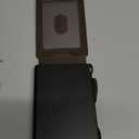 typecase Tactical Wallet for Men Card Holder: Pop Up Card Case, Full Grain Leather, Smart, RFID Blocking, Slim, Minimalist, Thin, Front Pocket - 10 Card Slots, ID Window, Money Clip (Burnished Black)