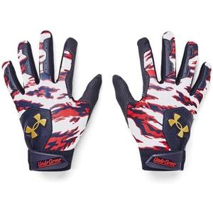 Under Armour Boys' Standard Youth Clean Up Baseball Gloves (Small, (410) Midnight Navy / / Metallic Gold)