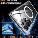 Oterkin Magnetic for Samsung Galaxy S25 Ultra Case Clear [Compatible with MagSafe][Anti-Yellowing][Built-in 4 Airbags][Military Grade Protection][Shockproof Slim] S25 Ultra Phone Case (Clear)