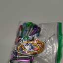 20pcs 2.7" Carabiner Clip Durable Carabeaner Hooks Small Carabiner D Clip