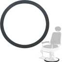 MoyRetty 26.77 Inch Salon Chair Floor Protector Ring, Rubber Base Gasket, Anti-Slip Protection for Hydraulic Styling Chairs, Preventing Hair from Hiding-Black