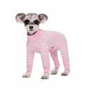Dog Striped Recovery Suit, Puppy After Surgery Onesie for Female Male Dogs, Dogs Cats Long Sleeve Pajamas Bodysuit, Surgery Abdominal Wound Bandages Clothes, Dog Pant for Shedding Skin Disease XL