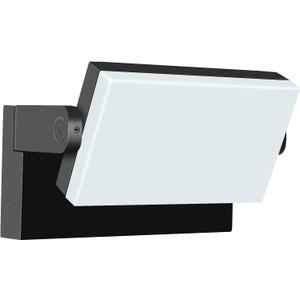rosykite 3CCT LED Outdoor Wall Lights, 4800LM, 360 Adjustable, 3 Color Modes, IP66 Waterproof, Security Wall Pack Flood Lights for Garage, Porch, Patio, Black