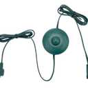 1/2 inch Plug, Power Cord 6Ft with 8 Lights Modes Foot Switch for Christmas Tree Lights, Compatible Replacement for LED String Light X-Mas Tree