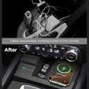 Wireless Car Charger for Mazda CX-5 2017–2025 Accessories, Center Console Wireless Phone Charging Pad for Mazda CX-5 Car Interior Accessories 2017 2018 2019 2020 2022 2023 2024 2025