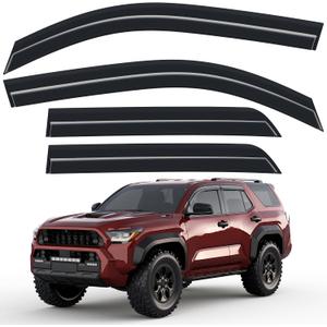 Extra-Wide Window Visors Rain Guards for 2025 2026 Toyota 4Runner