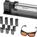 Creality Falcon Rotary Roller, Engravering Accessories 3-in-1 Kit for Creality Falcon A1 Laser Engraver