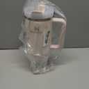 STANLEY Quencher H2.0 Tumbler with Handle and Straw 40 oz Flowstate 3-Position Lid Cup Holder Compatible for Travel Insulated Stainless Steel Cup BPA-Free Rose Quartz 2.0