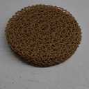 AHHFSMEI Paper Braided Round Placemats Set of 12 Natural Non-Slip Heat Resistant Table Mats for Dining Tables Woven Indoor & Outdoor Place mats(Brown, 12)