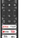 RC813 Voice Remote Replacement for TCL Google TV Remote Control, Compatible with TCL QM8/QM7 Q7/Q6/Q5 S5/S4/S3 Smart TVs