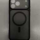 TOCOL for iPhone 17 Pro Max Case, Compatible with Magsafe, Full Camera Protection, Built-in Magnetic Ring, Translucent Matte Phone Case for iPhone 17 Pro Max 6.9 inch (Black)