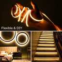 PAUTIX COB LED Strip Lights 2700K-6500K CCT Tunable White UL-Listed Dotless LED Lights with RF Remote,16.4ft Super Bright Dimmable 24V Tape Light,for Under Cabinets Bedroom Kitchen Office Lighting