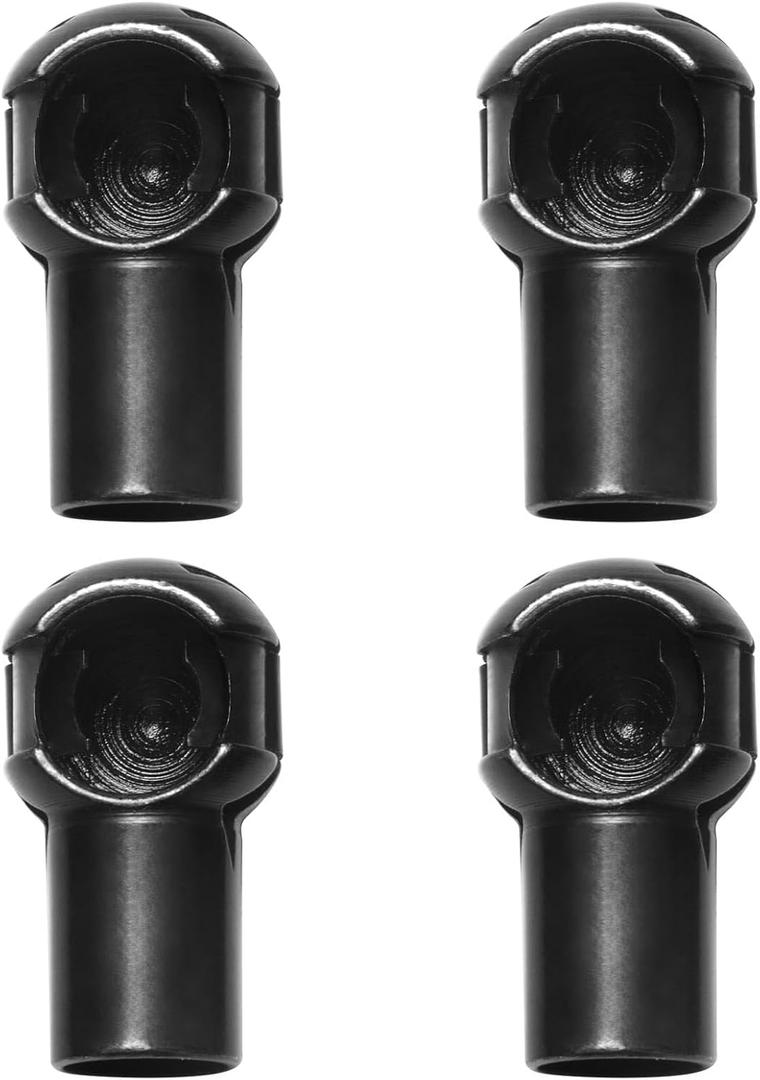 ARANA 10MM Ball Socket Iron Ball End Fittings, with M8 Thread 4pcs Straight Detachable Lift Support Joint Connector