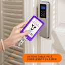 2 x Morcheiong 10 Pack Halloween Retractable Badge Holders with Swivel Alligator Clip Nurse Badge Reel ID Badge Holders Retractable Clip for Students Teachers Office Workers