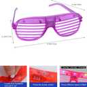 40 Pack Led Glasses,Light Up Glasses,Glow Glasses Glow In The Dark Party Supplies Suitable For Kids/Adults, Rave neon Flashing Party For Birthday Mardi Gras New Year's Eve Decoration