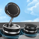 ibnsdoy Vacuum Magnetic Car Phone Holder: for Magsafe Magnetic Suction Cup Phone Mount Holder 360Â° Cell Phone Holder for Car/Gym/Mirror Compatible with iPhone 16/15/14/13/12 Pro Max (Black)