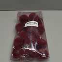 15pcs Velvet Christmas Balls 1.97 Inches Flocked Christmas Hanging Ornaments Ball Red Xmas Tree Velvet Balls for DIY Craft Projects Wedding Christmas Tree Home Decor