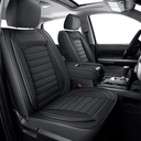 LUCKYMAN CLUB Tundra Seat Covers, Fit for 2014-2025 Tundra Crew Cab CrewMax Double Cab Regular Cab Pickup Trucks with Water Proof Faux Leather